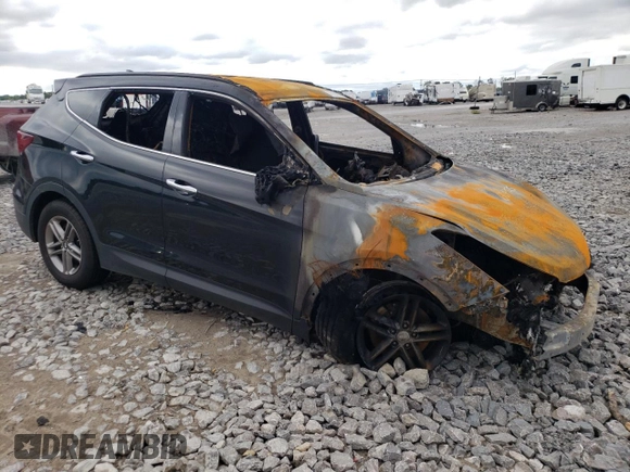 2017 Hyundai Santa Fe 2.4L with VIN 5NMZU3LB1HH029044, listed as a Copart auction lot 61649275 with Not provided miles and Non repairable. Bid and sale history available at DreamBid. Image 4.
