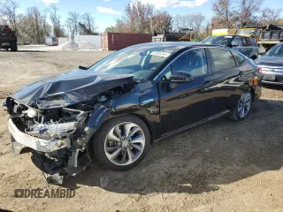 2018 Honda Clarity Plug-In Hybrid Touring with VIN JHMZC5F34JC017427, listed as a Copart auction lot 80086544 with 51,272 mi miles and Salvage Title. Bid and sale history available at carsss.com. Image 1.