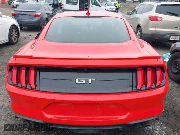 2021 Ford Mustang GT with VIN 1FA6P8CF4M5119074, listed as a IAAI auction lot 41137351 with 28,718 mi miles. Bid and sale history available at carsss.com. Image 15.