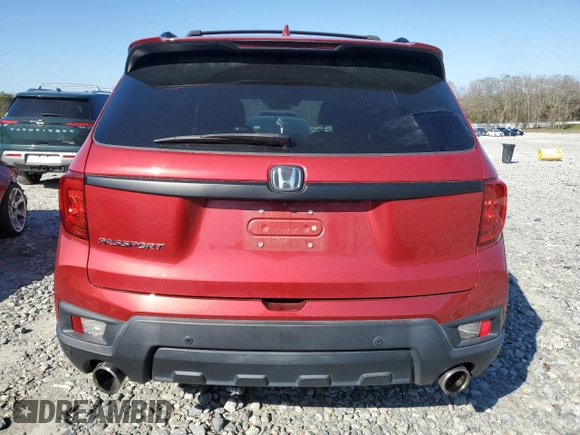2022 Honda Passport EX-L with VIN 5FNYF7H50NB005413, listed as a Copart auction lot 46160285 with 30,930 mi miles and Salvage title. Bid and sale history available at DreamBid. Image 6.