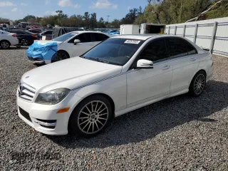 2013 Mercedes-Benz C-Class C 250 Sport with VIN WDDGF4HB0DA789525, listed as a Copart auction lot 46267855 with 148,857 mi miles and Salvage Title. Bid and sale history available at carsss.com. Image 1.