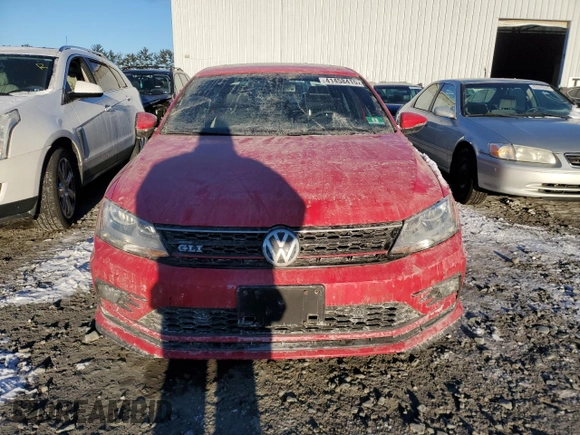 2016 Volkswagen Jetta Sedan 2.0T GLI SE with VIN 3VW5T7AJ8GM226398, listed as a Copart auction lot 41458415 with 105,810 mi miles and Salvage Title. Bid and sale history available at carsss.com. Image 5.