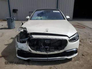 2022 Mercedes-Benz S 580 с VIN W1K6G7GB3NA141805, выставлен на аукционе Copart как лот 54716515 с пробегом 60 353 миль миль и Списание • Salvage title. История ставок и продаж доступна на DreamBid. Изображение 5.