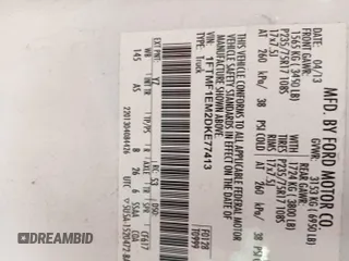 2013 Ford F-150 XL с VIN 1FTMF1EM2DKE77413, выставлен на аукционе IAAI как лот 42679287 с пробегом 185 602 миль миль и . История ставок и продаж доступна на DreamBid. Изображение 31.