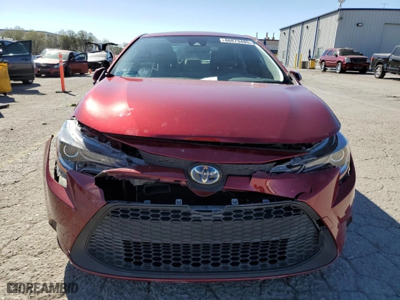 2022 Toyota Corolla Hybrid LE with VIN JTDEAMDE1NJ045210, listed as a Copart auction lot 46873485 with NaN miles and Salvage Title. Bid and sale history available at carsss.com. Image 5.