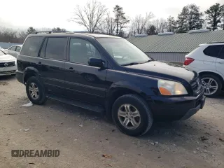 2005 Honda Pilot EX-L with VIN 5FNYF18515B035128, listed as a Copart auction lot 52935285 with 184,566 mi miles and Clean Title. Bid and sale history available at carsss.com. Image 4.