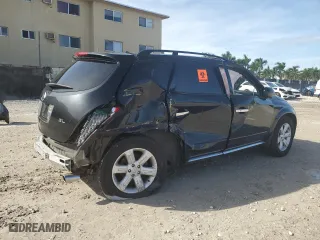 2006 Nissan Murano SL with VIN JN8AZ08T66W422924, listed as a Copart auction lot 75192614 with 42,525 mi miles and Salvage Title. Bid and sale history available at carsss.com. Image 3.