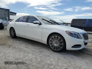 2017 Mercedes-Benz S 550 with VIN WDDUG8FB8HA331053, listed as a Copart auction lot 41588304 with 46,318 mi miles and Salvage Title. Bid and sale history available at carsss.com. Image 4.