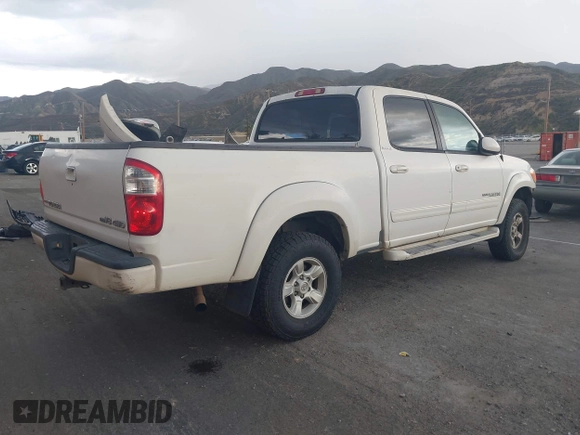 2006 Toyota Tundra Limited with VIN 5TBDT48106S520565, listed as a IAAI auction lot 41936931 with 173,324 mi miles and . Bid and sale history available at DreamBid. Image 4.