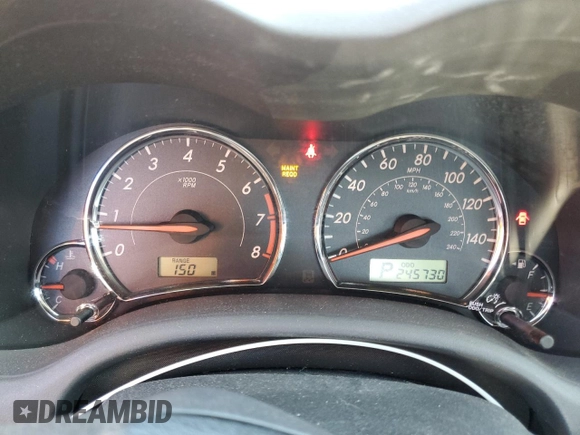 2012 Toyota Corolla L with VIN 5YFBU4EE1CP022897, listed as a Copart auction lot 47143695 with 245,730 mi miles and Salvage Title. Bid and sale history available at carsss.com. Image 9.