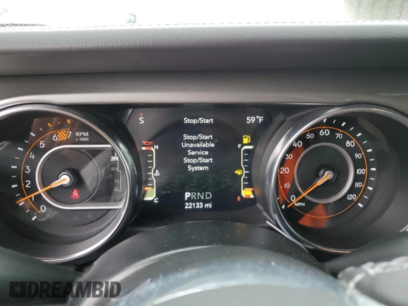 2022 Jeep Wrangler Unlimited Sahara с VIN 1C4HJXEN5NW250948, выставлен на аукционе Copart как лот 50449194 с пробегом 22 133 миль миль и Чистый • Clean title. История ставок и продаж доступна на DreamBid. Изображение 9.