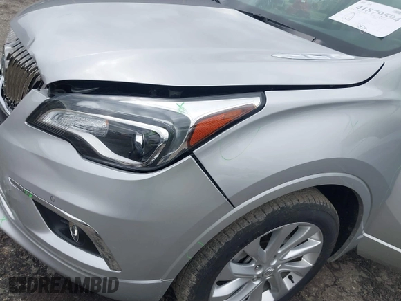 2017 Buick Envision Premium I with VIN LRBFXESX1HD086273, listed as a IAAI auction lot 41879594 with 52,409 mi miles and . Bid and sale history available at DreamBid. Image 19.