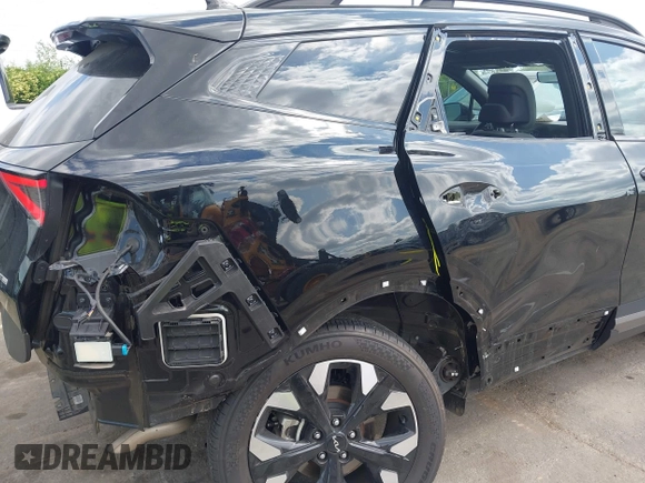 2023 Kia Sportage X-Line with VIN 5XYK6CAF1PG004543, listed as a IAAI auction lot 42145807 with 19,579 mi miles and . Bid and sale history available at DreamBid. Image 6.