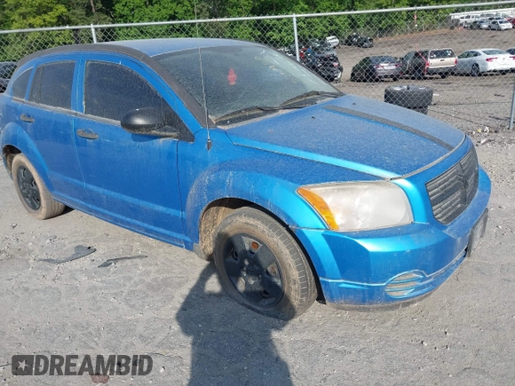 2008 Dodge Caliber SE with VIN 1B3HB28B68D578950, listed as a IAAI auction lot 42080594 with 196,816 mi miles. Bid and sale history available at carsss.com. Image 1.