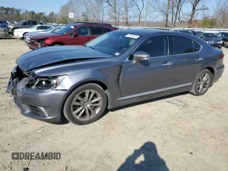 2016 Lexus LS 460 with VIN JTHBL5EF5G5141362, listed as a Copart auction lot 47226875 with 59,165 mi miles and Salvage title. Bid and sale history available at DreamBid. Image 1.