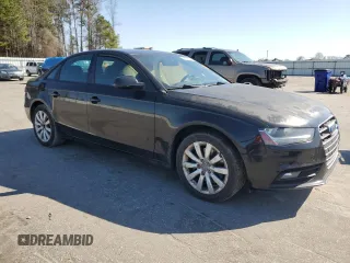 2013 Audi A4 Premium with VIN WAUAFAFL9DN013524, listed as a Copart auction lot 48749225 with 200,385 mi miles and Salvage Title. Bid and sale history available at carsss.com. Image 4.