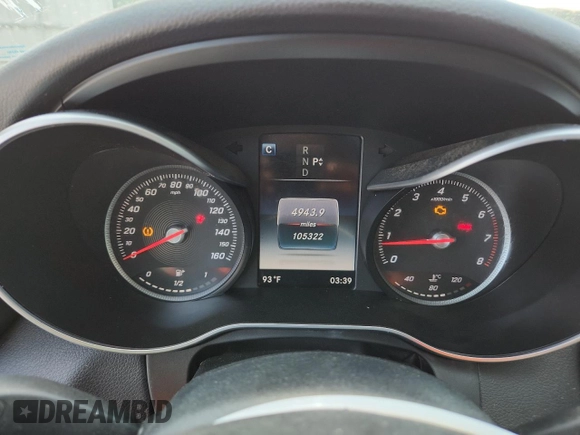 2016 Mercedes-Benz C 300 Luxury с VIN 55SWF4KB2GU172989, выставлен на аукционе Copart как лот 62676295 с пробегом 105 322 миль миль и Чистый • Clean title. История ставок и продаж доступна на DreamBid. Изображение 9.