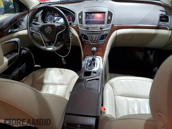 2015 Buick Regal with VIN 2G4GL5EX5F9199405, listed as a Copart auction lot 49410625 with 35,680 mi miles and Salvage title. Bid and sale history available at DreamBid. Image 8.