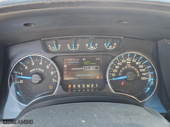 2013 Ford F-150 XLT with VIN 1FTFW1E65DFA40119, listed as a Copart auction lot 47885525 with 180,430 mi miles and Clean Title. Bid and sale history available at carsss.com. Image 8.