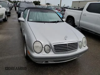 1999 Mercedes-Benz CLK 320/430 with VIN WDBLK65GXXT023566, listed as a Copart auction lot 73857834 with Not Provided miles and Salvage Title. Bid and sale history available at DreamBid. Image 5.