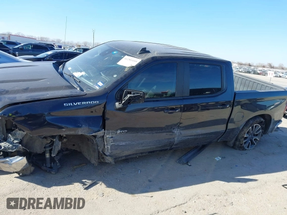 2022 Chevrolet Silverado 1500 LT with VIN 1GCPACED7NZ618721, listed as a IAAI auction lot 41281059 with 122,789 mi miles. Bid and sale history available at carsss.com. Image 6.