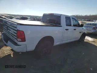 2018 Ram 1500 Tradesman with VIN 1C6RR6FT4JS280147, listed as a Copart auction lot 83537694 with 59,298 mi miles and Salvage title. Bid and sale history available at DreamBid. Image 3.