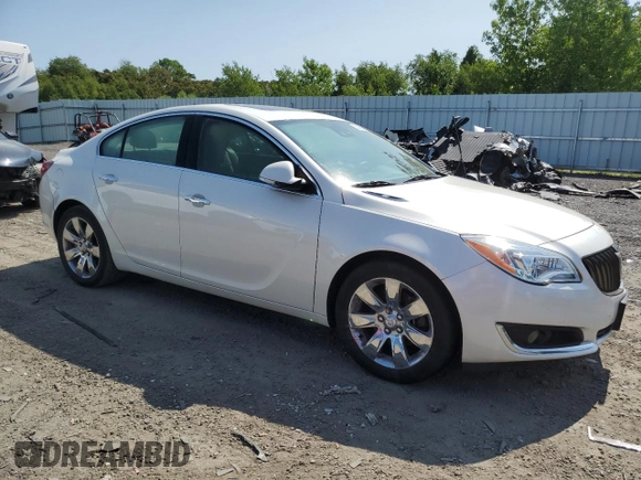 2014 Buick Regal Premium II with VIN 2G4GS5GX7E9307361, listed as a Copart auction lot 59095575 with 101,696 mi miles and Clean title. Bid and sale history available at DreamBid. Image 4.