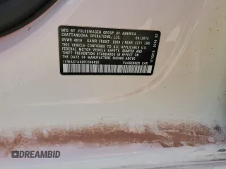 2014 Volkswagen Passat S with VIN 1VWAS7A38EC098620, listed as a Copart auction lot 79726784 with 117,448 mi miles and Salvage Title. Bid and sale history available at carsss.com. Image 14.