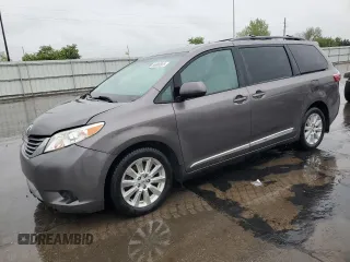 2015 Toyota Sienna LE with VIN 5TDJK3DC4FS126971, listed as a Copart auction lot 55803585 with 158,941 mi miles and Salvage title. Bid and sale history available at DreamBid. Image 1.