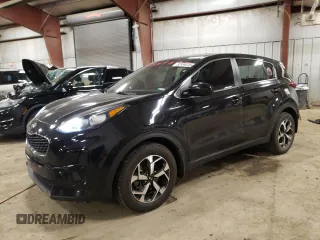2021 Kia Sportage LX with VIN KNDPM3AC3M7844446, listed as a Copart auction lot 52189735 with 43,814 mi miles and Clean Title. Bid and sale history available at carsss.com. Image 1.
