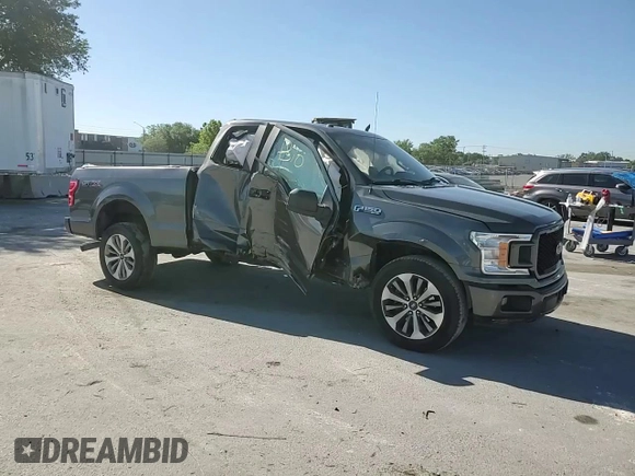 2018 Ford F-150 XL with VIN 1FTEX1CP1JKF14915, listed as a Copart auction lot 49766955 with 96,539 mi miles and Salvage Title. Bid and sale history available at carsss.com. Image 11.