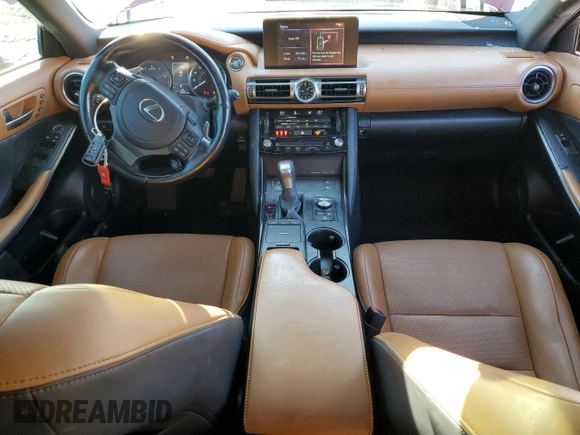2022 Lexus IS with VIN JTHDA1D28N5119746, listed as a Copart auction lot 85413404 with 73,941 mi miles and Salvage Title. Bid and sale history available at carsss.com. Image 8.