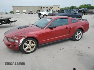2008 Ford Mustang Deluxe with VIN 1ZVHT80N885164208, listed as a Copart auction lot 53855845 with 194,689 mi miles and Salvage Title. Bid and sale history available at carsss.com. Image 1.