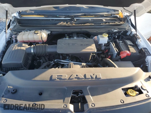 2023 Ram 1500 Tradesman with VIN 1C6RRFCG2PN631569, listed as a Copart auction lot 81765424 with 23,811 mi miles and Salvage title. Bid and sale history available at DreamBid. Image 11.