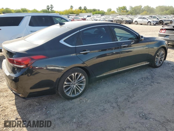 2015 Hyundai Genesis 3.8L z VIN KMHGN4JEXFU060818, wystawiony jako Copart lot #52642045 z przebiegiem 138 591 mil mil oraz Szkoda całkowita • Salvage title. Historia ofert i sprzedaży dostępna na DreamBid. Obrazek 3.
