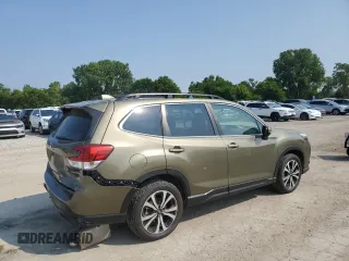 2022 Subaru Forester Limited with VIN JF2SKAPC1NH434124, listed as a Copart auction lot 60232775 with 54,226 mi miles and Salvage title. Bid and sale history available at DreamBid. Image 3.
