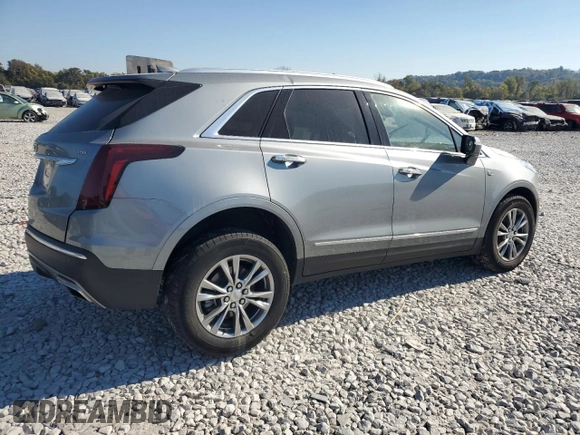 2023 Cadillac XT5 FWD Premium Luxury with VIN 1GYKNCRS6PZ100071, listed as a Copart auction lot 76248224 with 25,613 mi miles and Salvage Title. Bid and sale history available at carsss.com. Image 3.
