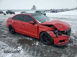 2017 Audi A3 Sedan Premium with VIN WAUAUGFF4H1036323, listed as a Copart auction lot 45706635 with 88,266 mi miles and Salvage Title. Bid and sale history available at carsss.com. Image 4.