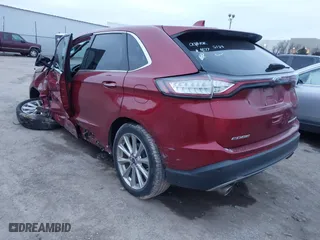 2017 Ford Edge Titanium with VIN 2FMPK3K80HBC21522, listed as a IAAI auction lot 41265401 with 96,218 mi miles. Bid and sale history available at carsss.com. Image 3.