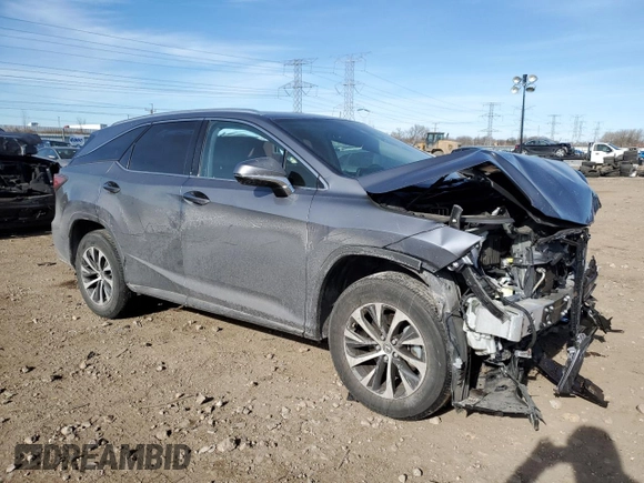 2021 Lexus RX with VIN JTJHZKFA3M2033702, listed as a Copart auction lot 43055955 with 23,166 mi miles and Salvage Title. Bid and sale history available at carsss.com. Image 4.