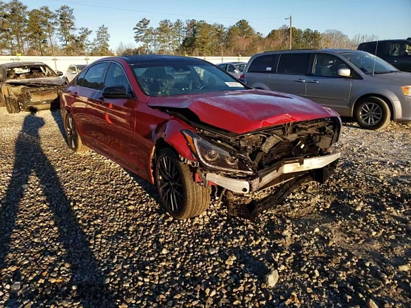 2020 Genesis G80 3.3T Sport with VIN KMTFN4JB1LU339187, listed as a Copart auction lot 46879915 with 37,124 mi miles and Salvage Title. Bid and sale history available at carsss.com. Image 13.
