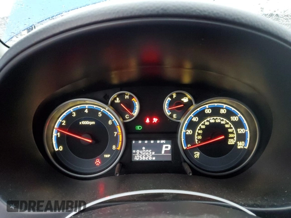 2012 Suzuki SX4 Crossover with VIN JS2YB5A36C6303200, listed as a Copart auction lot 78412384 with 105,626 mi miles and Salvage Title. Bid and sale history available at carsss.com. Image 9.