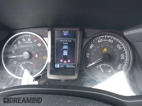 2021 Toyota Tacoma 4WD SR5 with VIN 3TMDZ5BN7MM103321, listed as a IAAI auction lot 41765512 with 49,009 mi miles. Bid and sale history available at carsss.com. Image 7.