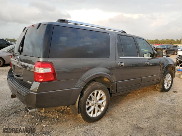 2017 Ford Expedition EL Limited with VIN 1FMJK1KT5HEA32853, listed as a Copart auction lot 78860874 with 67,192 mi miles and Salvage Title. Bid and sale history available at carsss.com. Image 3.