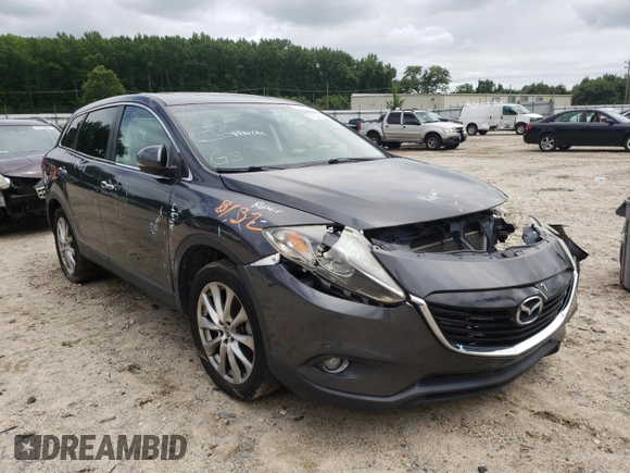 2014 Mazda CX-9 Grand Touring with VIN JM3TB3DV8E0432509, listed as a Copart auction lot 51504322 with 57,835 mi miles and Salvage Title. Bid and sale history available at DreamBid. Image 1.