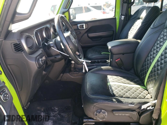 2021 Jeep Wrangler Unlimited Sport S with VIN 1C4HJXDGXMW830164, listed as a Copart auction lot 47892245 with 59,369 mi miles and Salvage Title. Bid and sale history available at carsss.com. Image 7.