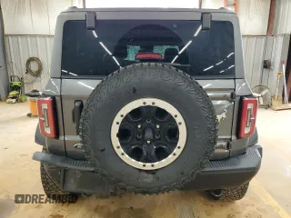 2021 Ford Bronco с VIN 1FMEE5DP9MLB06877, выставлен на аукционе Copart как лот 57254245 с пробегом 47 410 миль миль и Списание • Salvage title. История ставок и продаж доступна на DreamBid. Изображение 6.