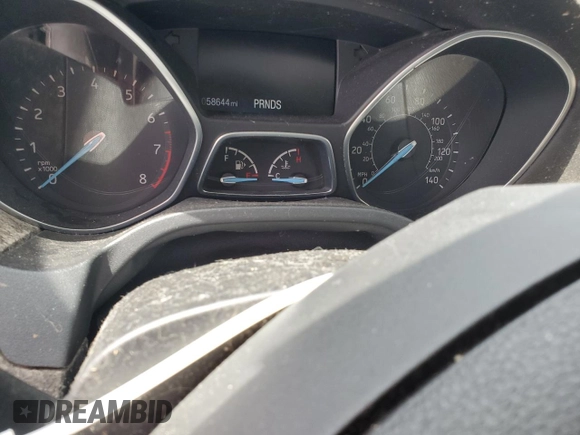 2015 Ford Focus Titanium with VIN 1FADP3J28FL362590, listed as a Copart auction lot 59759495 with 58,644 mi miles and Clean title. Bid and sale history available at DreamBid. Image 9.