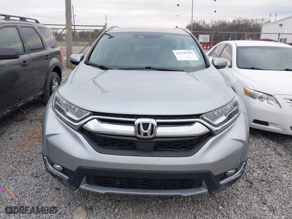2019 Honda CR-V Touring with VIN 7FARW1H9XKE011269, listed as a IAAI auction lot 41258386 with 53,184 mi miles. Bid and sale history available at carsss.com. Image 12.