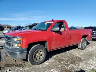 2015 Chevrolet Silverado 1500 Work Truck with VIN 1GCNKPECXFZ248482, listed as a Copart auction lot 46659395 with 207,386 mi miles and Clean Title. Bid and sale history available at carsss.com. Image 1.